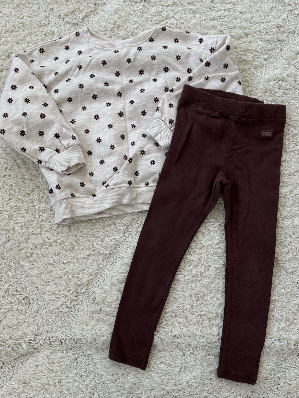 Zara Brown Flower Set